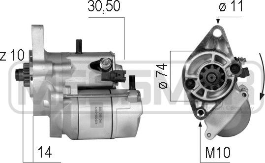 ERA 220602 - Стартер autosila-amz.com