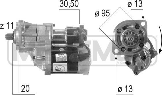 ERA 220630 - Стартер autosila-amz.com