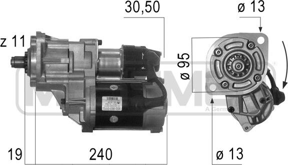 ERA 220629 - Стартер autosila-amz.com