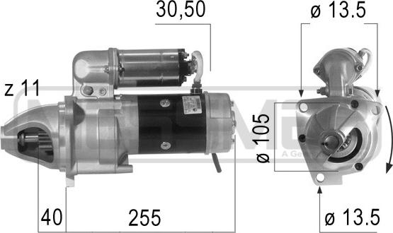 ERA 220625 - Стартер autosila-amz.com