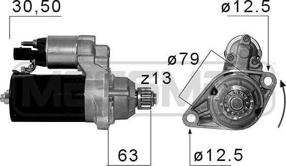 ERA 220674 - Стартер autosila-amz.com