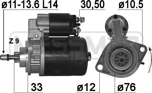 ERA 220092A - Стартер autosila-amz.com