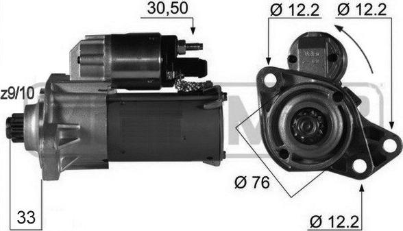 ERA 220056A - Стартер autosila-amz.com