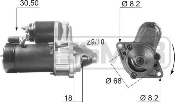 ERA 220001R - Стартер autosila-amz.com