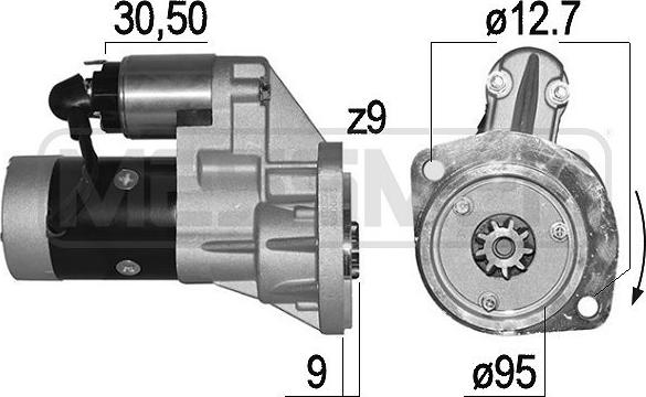 ERA 220003 - Стартер autosila-amz.com