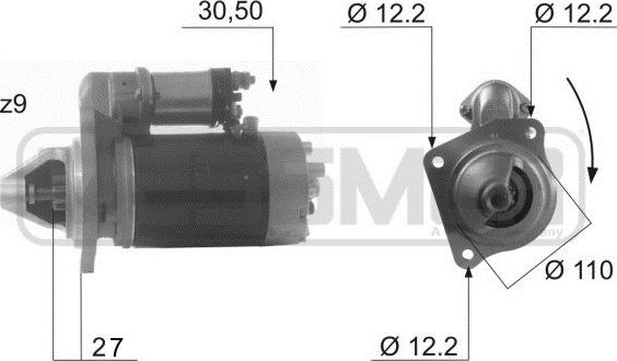 ERA 220007 - Стартер autosila-amz.com