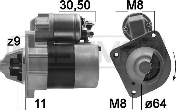 ERA 220018 - Стартер autosila-amz.com