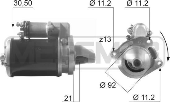 ERA 220020A - Стартер autosila-amz.com