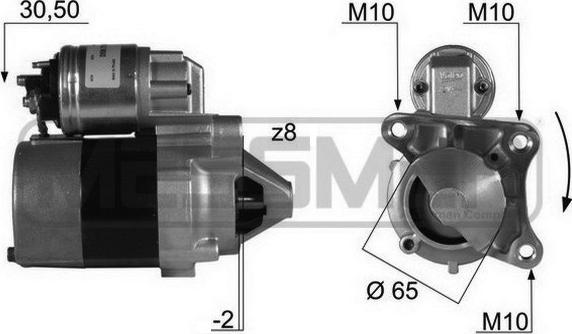 ERA 220023A - Стартер autosila-amz.com