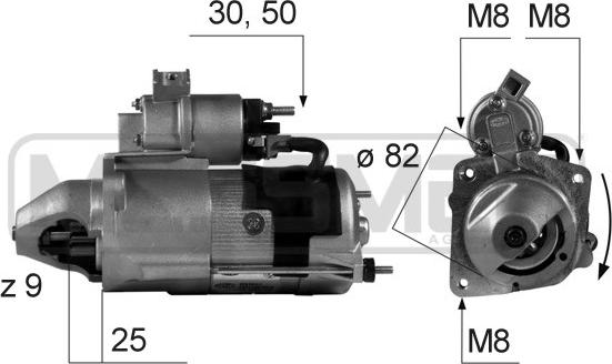 ERA 220158A - Стартер autosila-amz.com