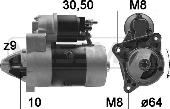 ERA 220166A - Стартер autosila-amz.com