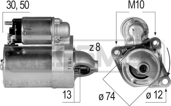 ERA 220118A - Стартер autosila-amz.com