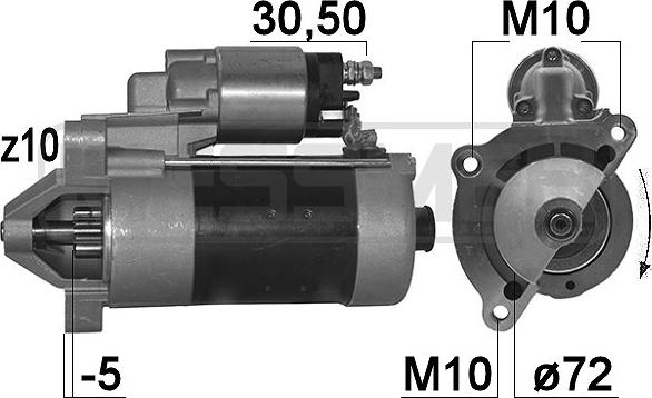 ERA 220117A - Стартер autosila-amz.com