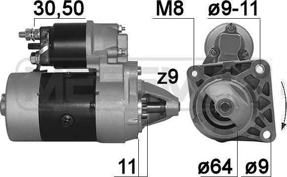 ERA 220 182 - Стартер autosila-amz.com