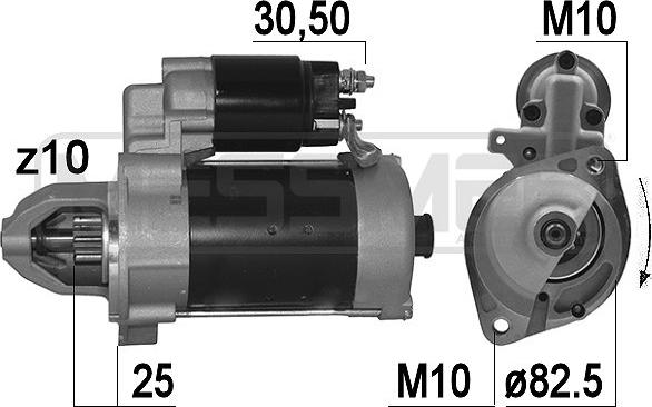 ERA 220135A - Стартер autosila-amz.com