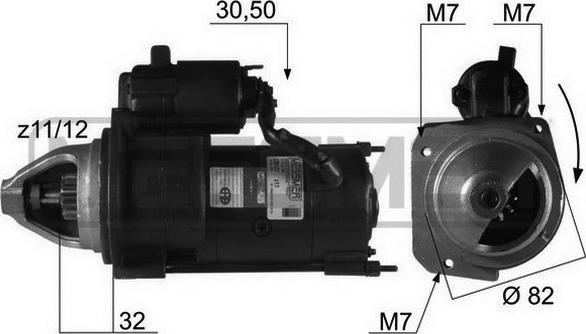 ERA 220127A - Стартер autosila-amz.com