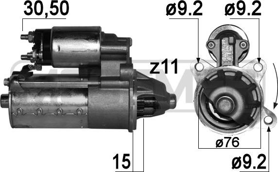 ERA 220899 - Стартер autosila-amz.com