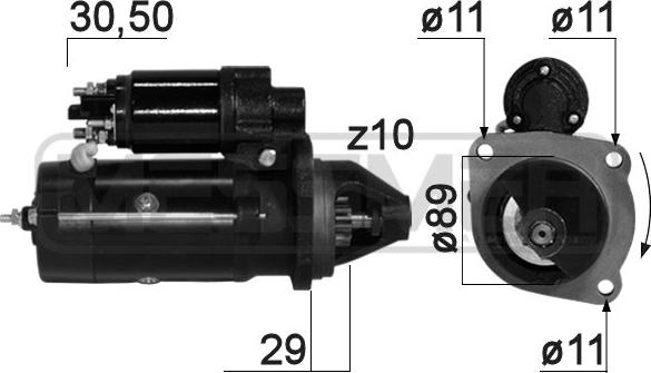 ERA 220814A - Стартер autosila-amz.com