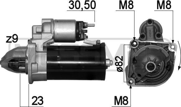 ERA 220817 - Стартер autosila-amz.com