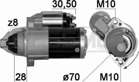 ERA 220884 - Стартер autosila-amz.com