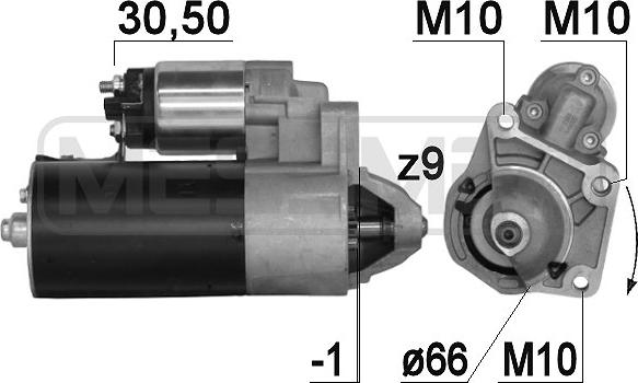 ERA 220880A - Стартер autosila-amz.com