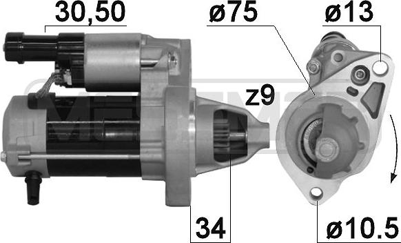 ERA 220881A - Стартер autosila-amz.com