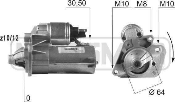 ERA 220396A - Стартер autosila-amz.com