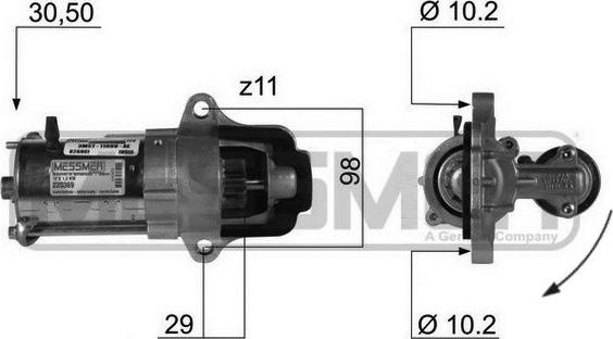 ERA 220369 - Стартер autosila-amz.com