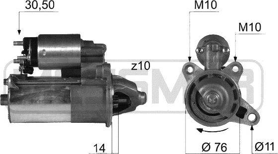 ERA 220364 - Стартер autosila-amz.com