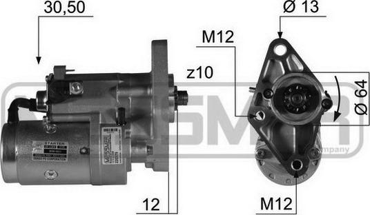 ERA 220379 - Стартер autosila-amz.com