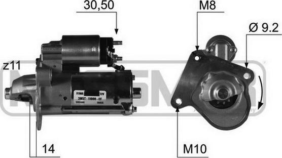 ERA 220371A - Стартер autosila-amz.com