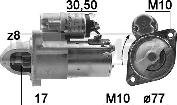 ERA 220377 - Стартер autosila-amz.com