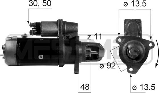 ERA 220261A - Стартер autosila-amz.com