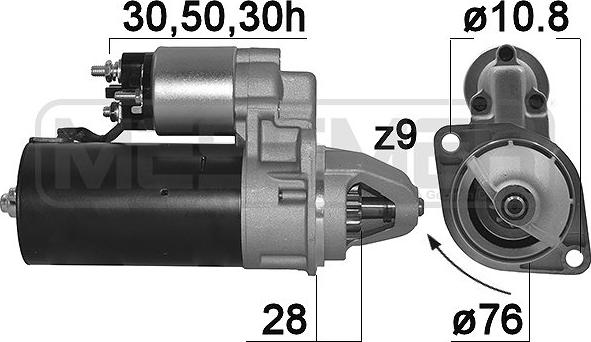 ERA 220201A - Стартер autosila-amz.com