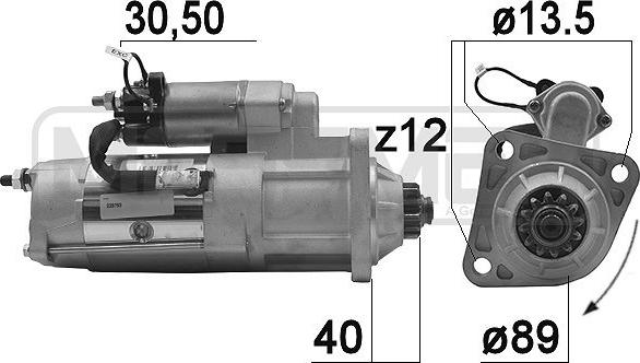 ERA 220793 - Стартер autosila-amz.com