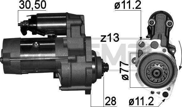 ERA 220764A - Стартер autosila-amz.com