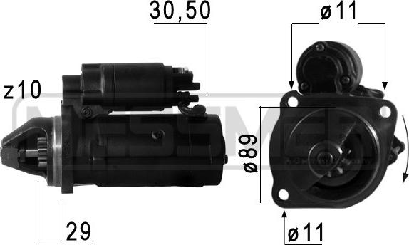 ERA 220701 - Стартер autosila-amz.com