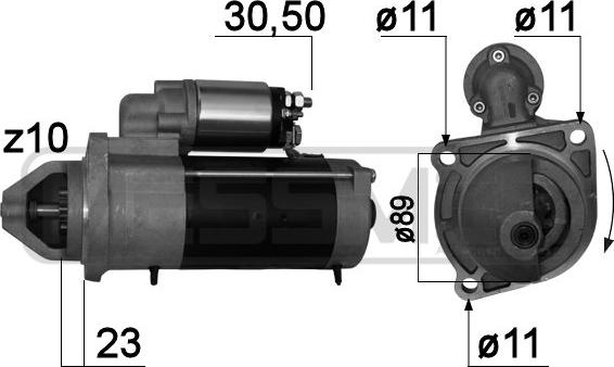 ERA 220734A - Стартер autosila-amz.com