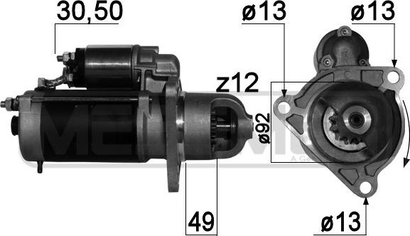 ERA 220726A - Стартер autosila-amz.com