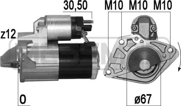 ERA 220 773 - Стартер autosila-amz.com