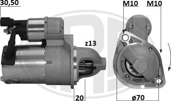 ERA 221051A - Стартер autosila-amz.com