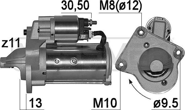 ERA 221011A - Стартер autosila-amz.com