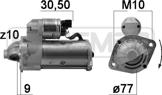 ERA 221025 - Стартер autosila-amz.com