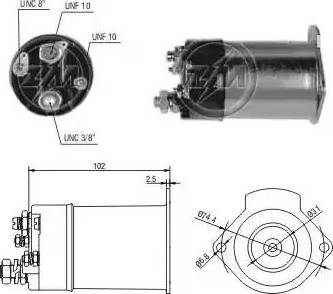 ERA 227464 - Тяговое реле, соленоид, стартер autosila-amz.com