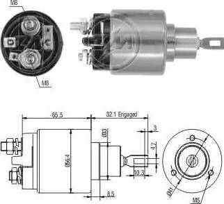 ERA 227488 - Тяговое реле, соленоид, стартер autosila-amz.com