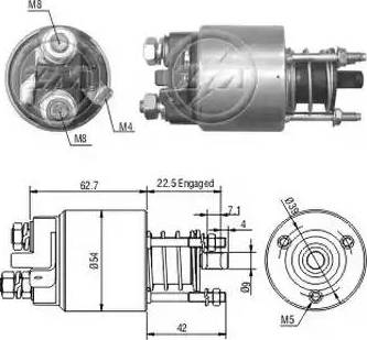 ERA 227439 - Тяговое реле, соленоид, стартер autosila-amz.com