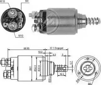 ERA 227597 - Тяговое реле, соленоид, стартер autosila-amz.com