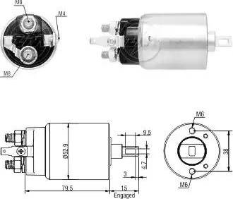 ERA 227530 - Тяговое реле, соленоид, стартер autosila-amz.com