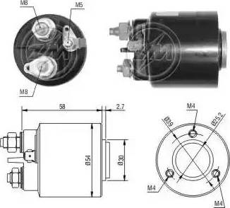 ERA 227532 - Тяговое реле, соленоид, стартер autosila-amz.com