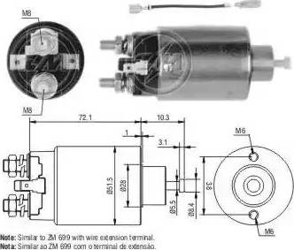 ERA 227101 - Тяговое реле, соленоид, стартер autosila-amz.com